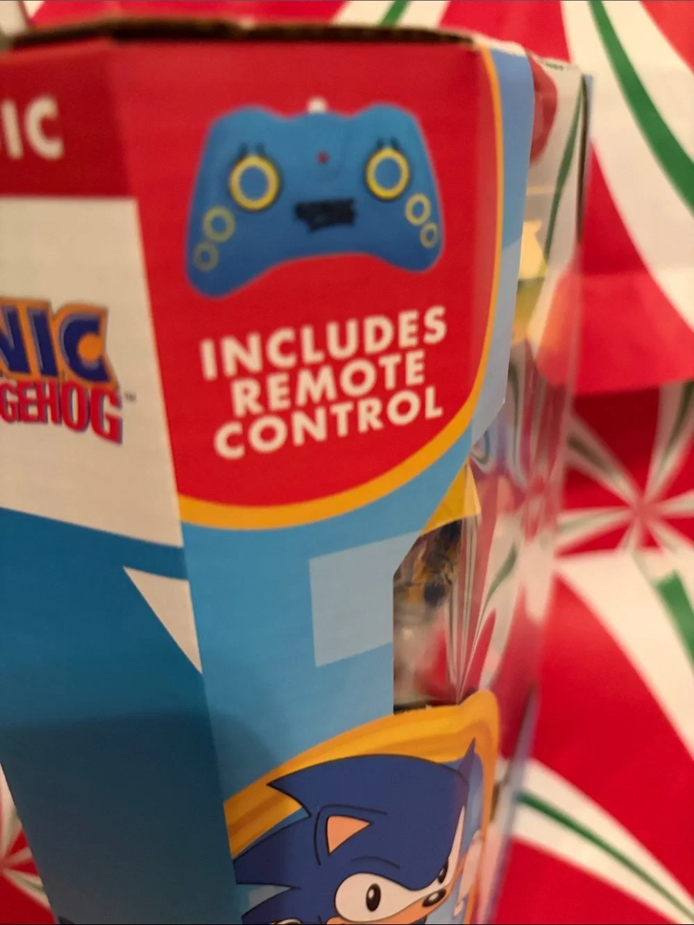 Sonic the Hedgehog Blue Drone Flyer with Remote
